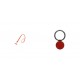 Phone Pendant GC-M4 Orange 46cm+Ring Holder Snake Red