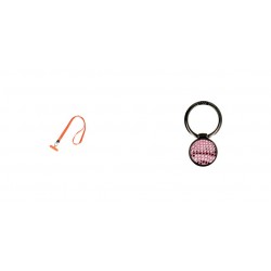 Phone Pendant GC-M4 Orange 46cm+Ring Holder Snake Pink