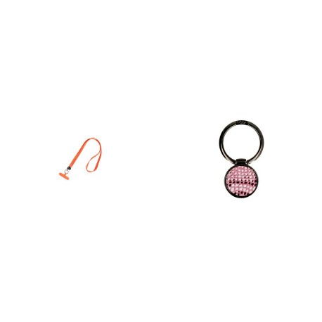 Phone Pendant GC-M4 Orange 46cm+Ring Holder Snake Pink