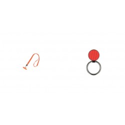 Phone Pendant GC-M4 Orange 46cm+Ring Holder Carbon Red