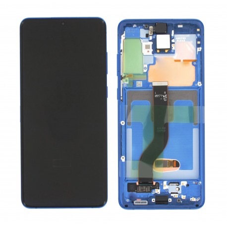 Samsung Galaxy S20 Plus Lcd+Touch Screen+Frame Aurora Blue ORIGINAL
