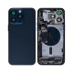 Apple iPhone 15 Pro Max Full Housing All Parts(Vibra/NFC/Charging Connector/Power/Volume/Flash Flex/Sim Tray)Blue Titanium GR.A