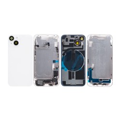 Apple iPhone 14 Full Housing All Parts(Vibra/NFC/Charging Connector/Power/Volume/Flash Flex/Sim Tray)Starlight GRADE A