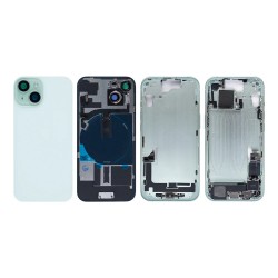 Apple iPhone 15 Full Housing All Parts(Vibra/NFC/Charging Connector/Power/Volume/Flash Flex/Sim Tray)Green GRADE A