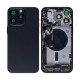 Apple iPhone 15 Pro Max Full Housing All Parts(Vibra/NFC/Charging Connector/Power/Volume/Flash Flex/Sim Tray)Black Titanium GR A