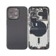 Apple iPhone 14 Pro Full Housing All Parts(Vibra/NFC/Charging Connector/Power/Volume/Wifi/Flash Flex/Sim Tray) Black GRADE A