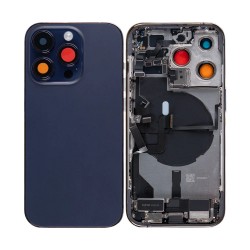 Apple iPhone 14 Pro Full Housing All Parts(Vibra/NFC/Charging Connector/Power/Volume/Wifi/Flash Flex/Sim Tray)Silver GRADE A