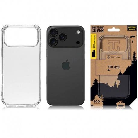 Apple iPhone 17 Pro Max Tactical Plyo Silicone Transparent