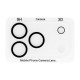 Apple iPhone 17 Pro Max Island Tempered Glass Back Camera Clear