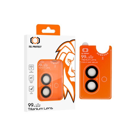 Apple iPhone 17 Tempered Glass for Camera Lens Titanium 99% AR Black 2pcs