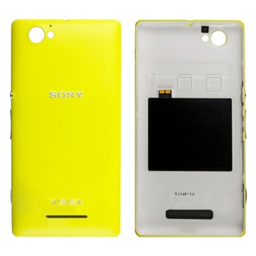 Sony Xperia M BatteryCover yellow ORIGINAL