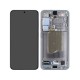 Samsung Galaxy S25 5G Lcd+Touch+Frame Silver/Light Grey ORIGINAL