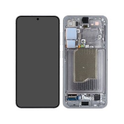 Samsung Galaxy S25 5G Lcd+Touch+Frame Silver/Light Grey ORIGINAL