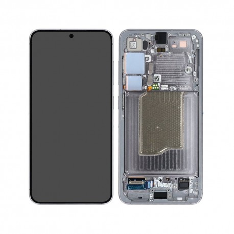 Samsung Galaxy S25 5G Lcd+Touch+Frame Silver/Light Grey ORIGINAL