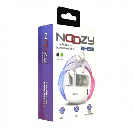 Noozy Bluetooth HandsFree BH55 White 