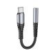 HOCO LS33 Type-C/3.5mm Jack Adapter Whte