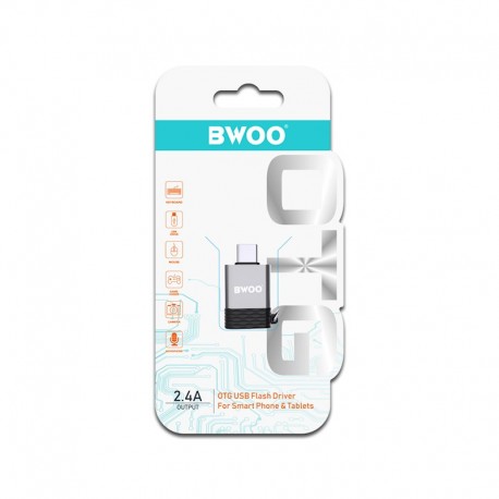BWOO BZ35 OTG Usb/Usb C Adapter Gray 
