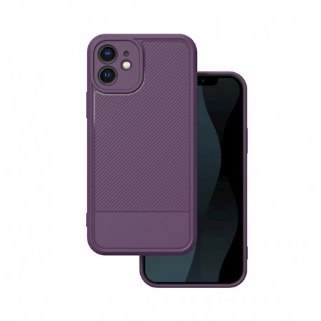 Apple iPhone 12 Carbon Silicone Purple