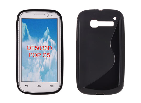 Silicone S-Line Alcatel C5 black