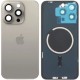 Apple iPhone 15 Pro Max BackCover with Magsafe+Camera Lens Natural Titanium GRADE A