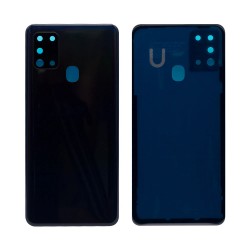Samsung Galaxy A21S BatteryCover+CameraLens Black GRADE A