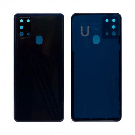 Samsung Galaxy A21S BatteryCover+CameraLens Black GRADE A