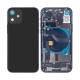 Apple iPhone 12 Full Housing All Parts(Vibra/NFC/Charging Connector/Power/Volume/Flash Flex/Sim Tray)Black GRADE A