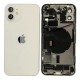 Apple iPhone 12 Full Housing All Parts(Vibra/NFC/Charging Connector/Power/Volume/Flash Flex/Sim Tray) White GRADE A