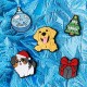 3D Sticker set of 5 Christmas