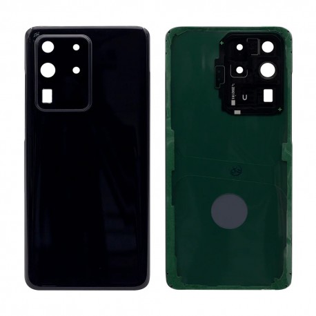 Samsung Galaxy S20 Ultra BatteryCover+Camera Lens Black GRADE A