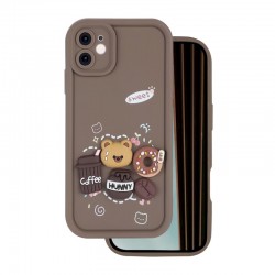 Apple iPhone 12 Ultra Trendy Silicone 3D Coffee