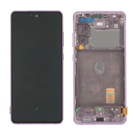 Samsung Galaxy S20 FE 5G Lcd+Touch Screen+Frame Cloud Lavender ORIGINAL