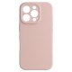 Apple iPhone 17 Pro Max Pure Color Magsafe Silicone Powder Pink