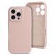 Apple iPhone 17 Pro Max Pure Color Magsafe Silicone Powder Pink