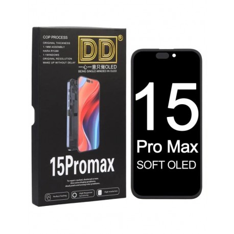 Apple iPhone 15 Pro Max Lcd+Touch Screen Black SOFT OLED DD