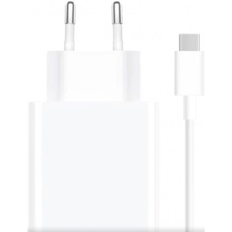 Xiaomi BHR9956EU Wall Adapter Charger Usb 33W White USB/USB-C Data Cable 3A ORIGINAL