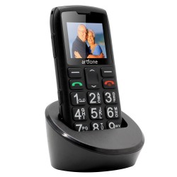 Artfone C1+ Dual Sim 1.8'' with Dock GSM Phone Black (Ελληνικό Μενού)