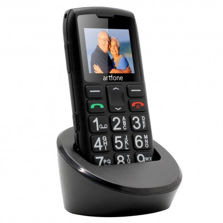 Artfone C1 Dual Sim 1.8'' GSM Phone Black (Ελληνικό Μενού)