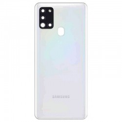 Samsung Galaxy A21S BatteryCover+CameraLens White GRADE A 