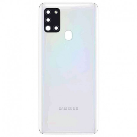 Samsung Galaxy A21S BatteryCover+CameraLens White GRADE A 
