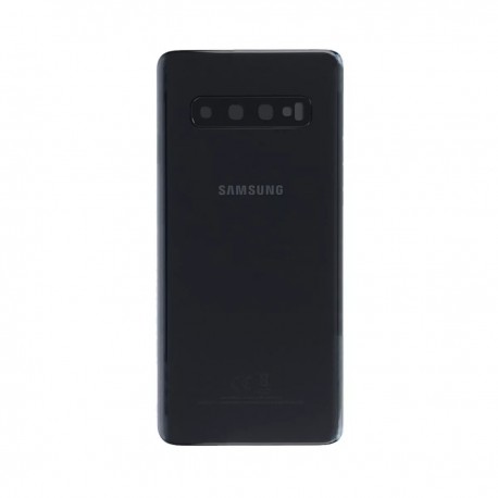 Samsung Galaxy S10 BatteryCover+CameraLens Black GRADE A