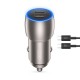 XO CC51 PD 40W Usb-C+Usb-C Car Adapter Charger Silver