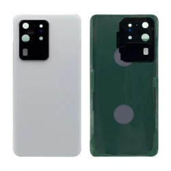Samsung Galaxy S20 Ultra BatteryCover+Camera Lens White GRADE A