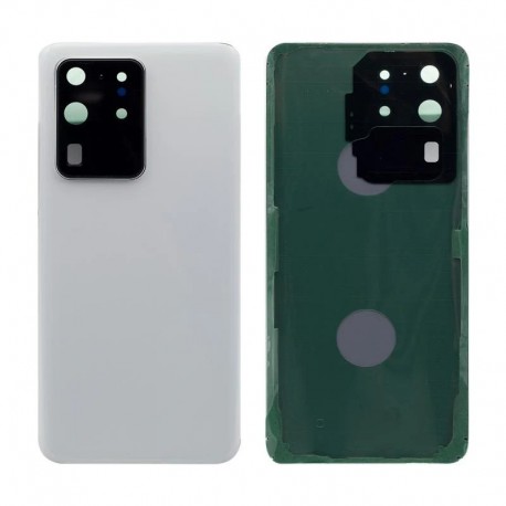 Samsung Galaxy S20 Ultra BatteryCover+Camera Lens White GRADE A