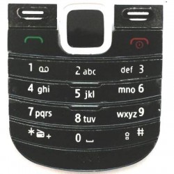 Nokia 1661 Keypad metallic black ORIGINAL
