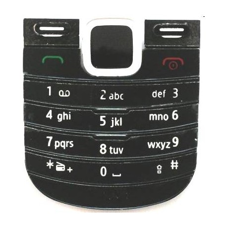 Nokia 1661 Keypad metallic black ORIGINAL
