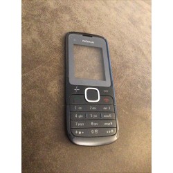 Nokia C1-01 FrontCover Black ORIGINAL