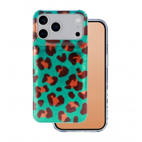 Apple iPhone 17 Pro Max Animal Print Silicone Crazy Chameleon
