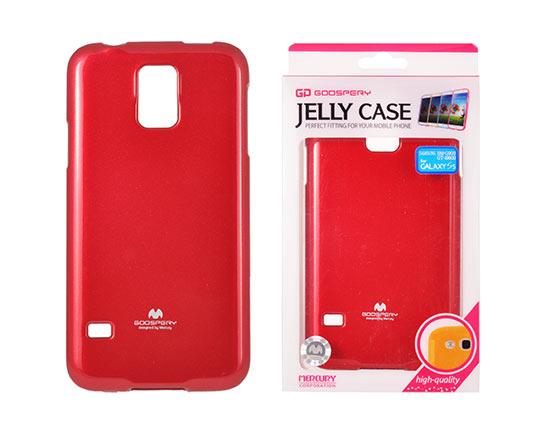 Jelly Silicone Samsung Galaxy S5/G900 red