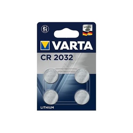 Varta CR2032 Lithium Battery 4pc Blister